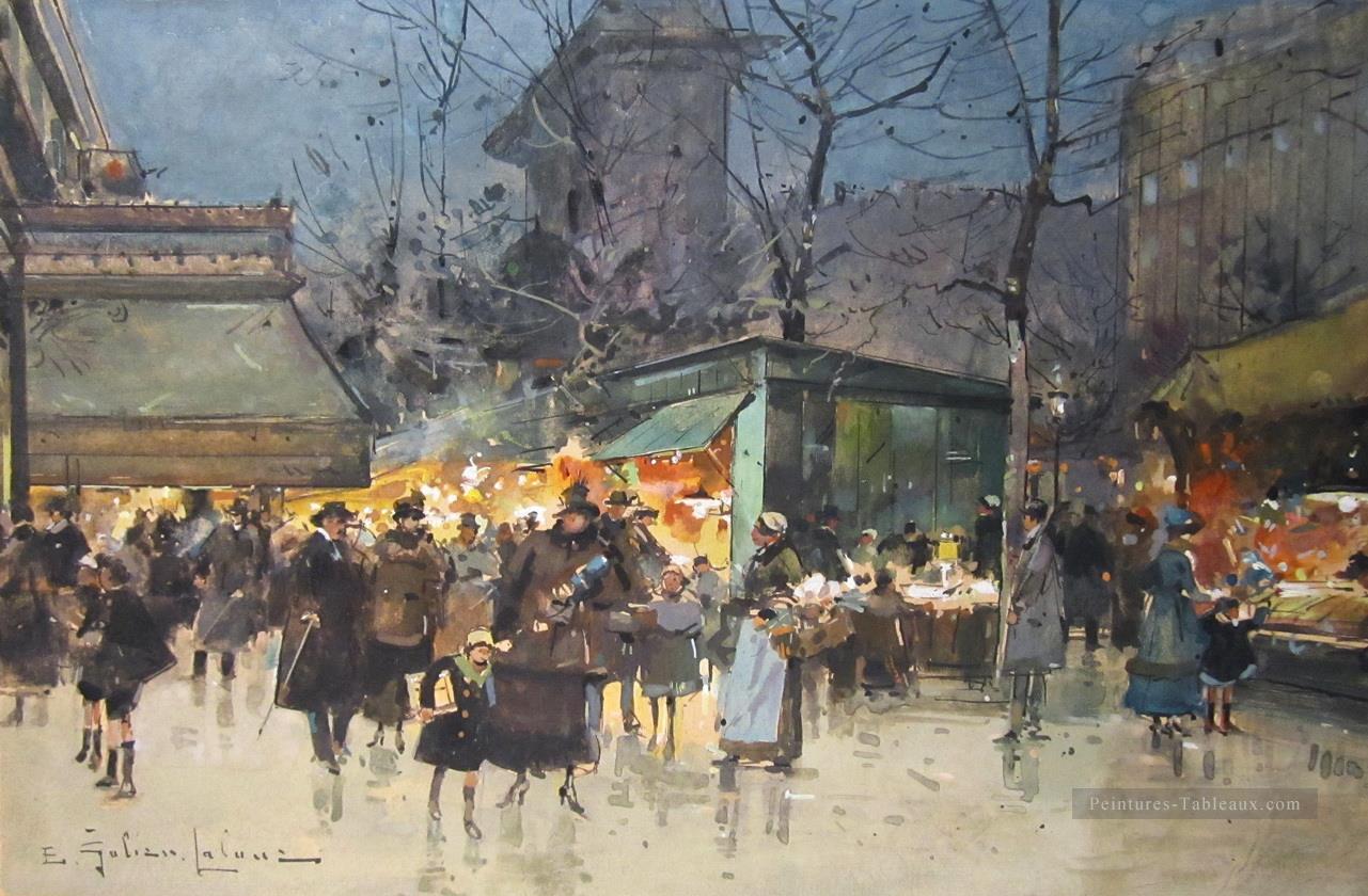 Grands Boulevards Eugene Galien Paris Peintures à l'huile